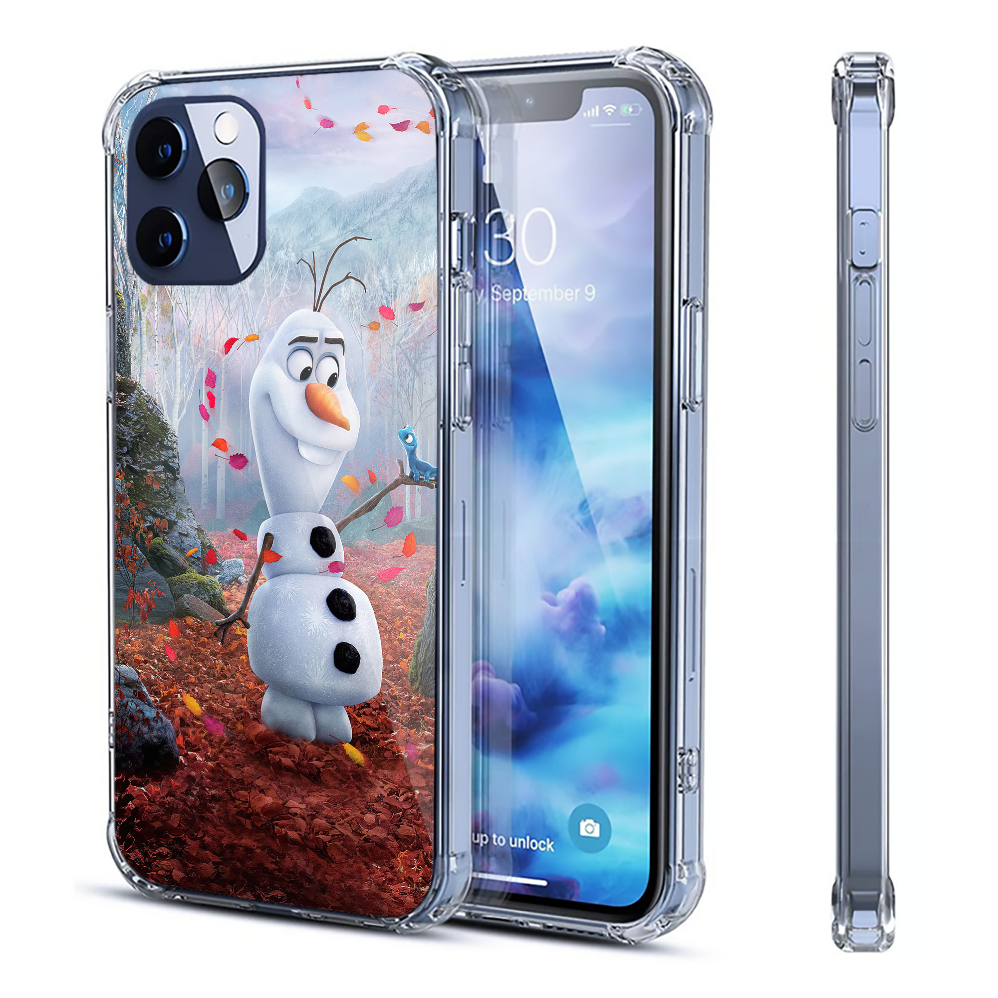 （画像用） アナと雪の女王 アンナ エルサ Frozen Anna Elsa 【iPhone 12シリーズ対応】透明スマホケース（クリアソフトケース）